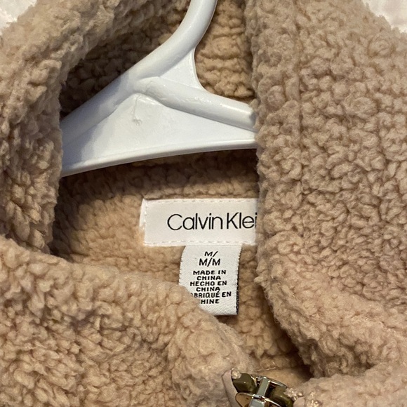 Cozy Tan Sherpa like Jacket - Picture 2 of 3